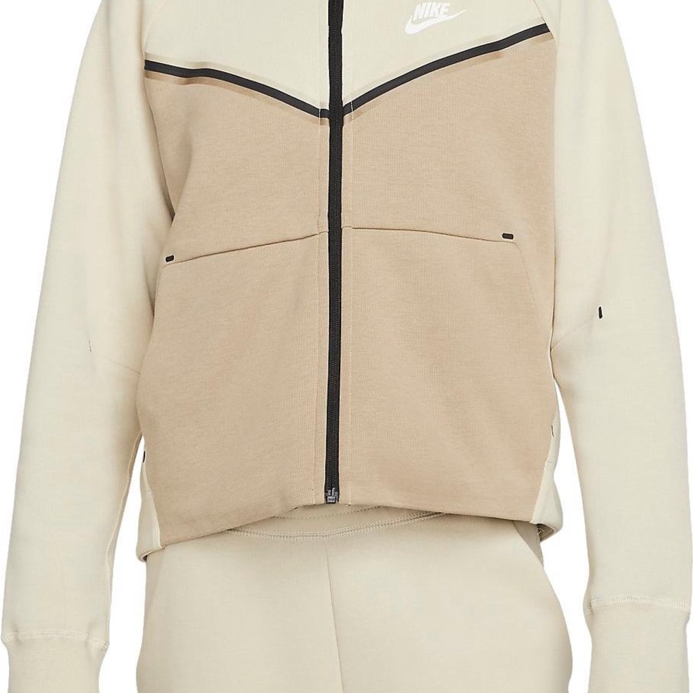 Nike Tan and White Jacket